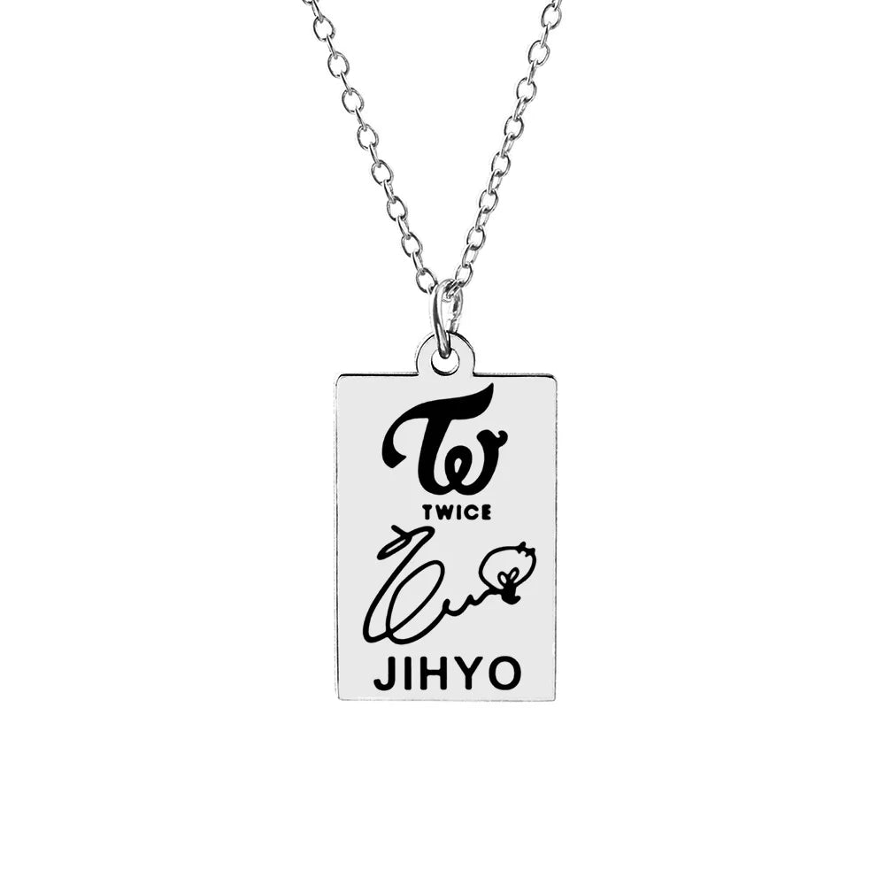 Collier Argenté Twice - Jihyo