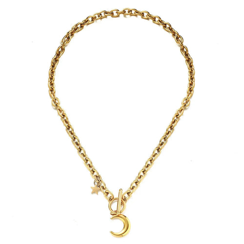 Collier à Pendentif Lune Bangchan - Groupe Stray Kids