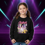 Crew Neck Kid Hoodie Movie Unisex Hoodies Manga Kids Kpop Demon Hunters Children's Sweatshirt Cute Tiger Hoody for Boys Girls (Copie)