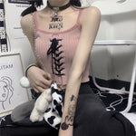 Crop Débardeur à Lacets