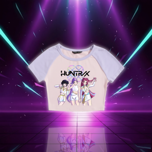 Crop T-shirt Huntrix Demon Hunters
