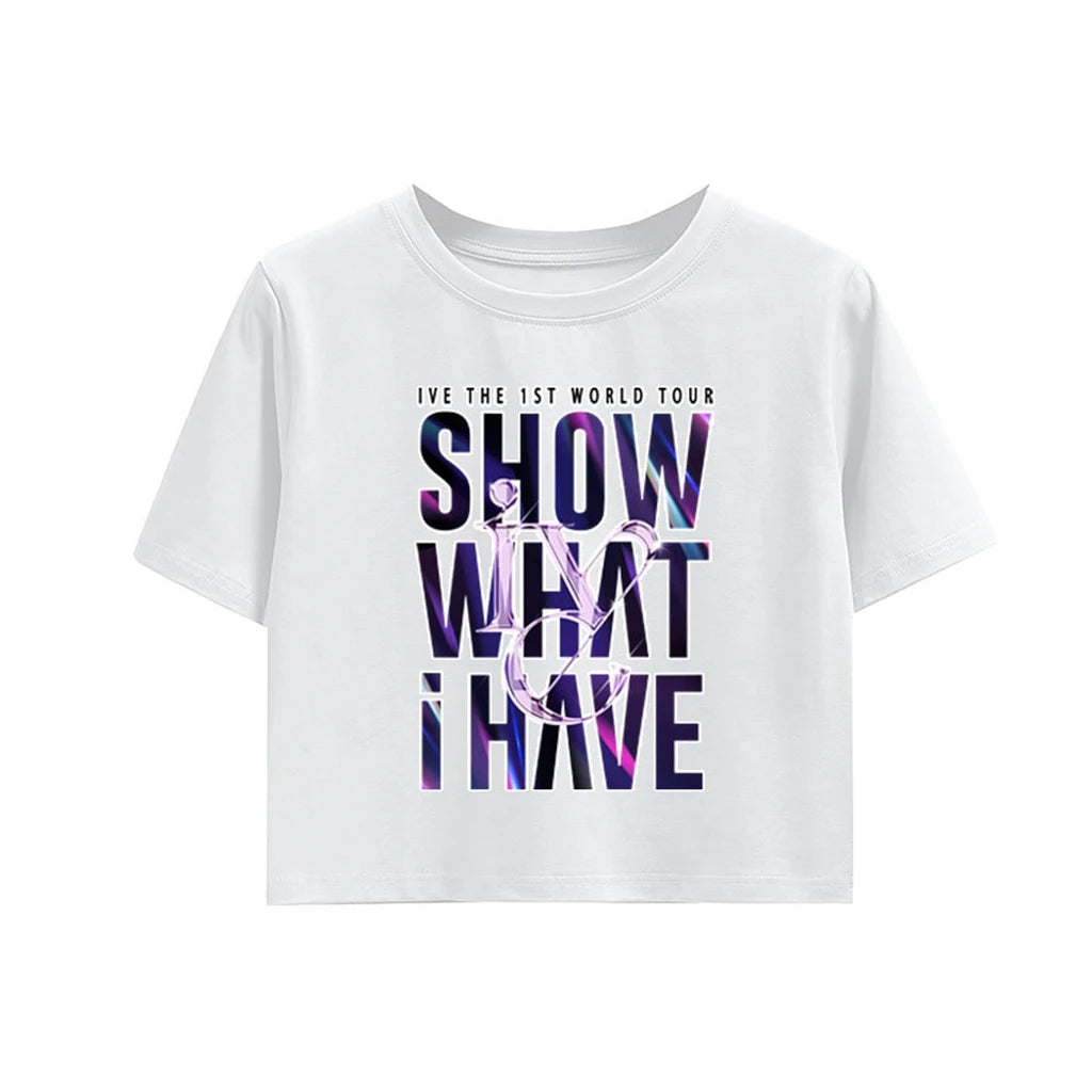Crop T-shirt KPOP - Groupe IVE