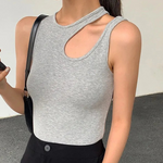 Crop Top KPOP Asymétrique Yeji - Groupe ITZY