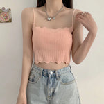 Débardeur D'été Couleur Unie