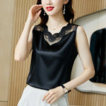 Débardeur Korean Satin Femme