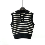 Débardeur Pull à Rayure