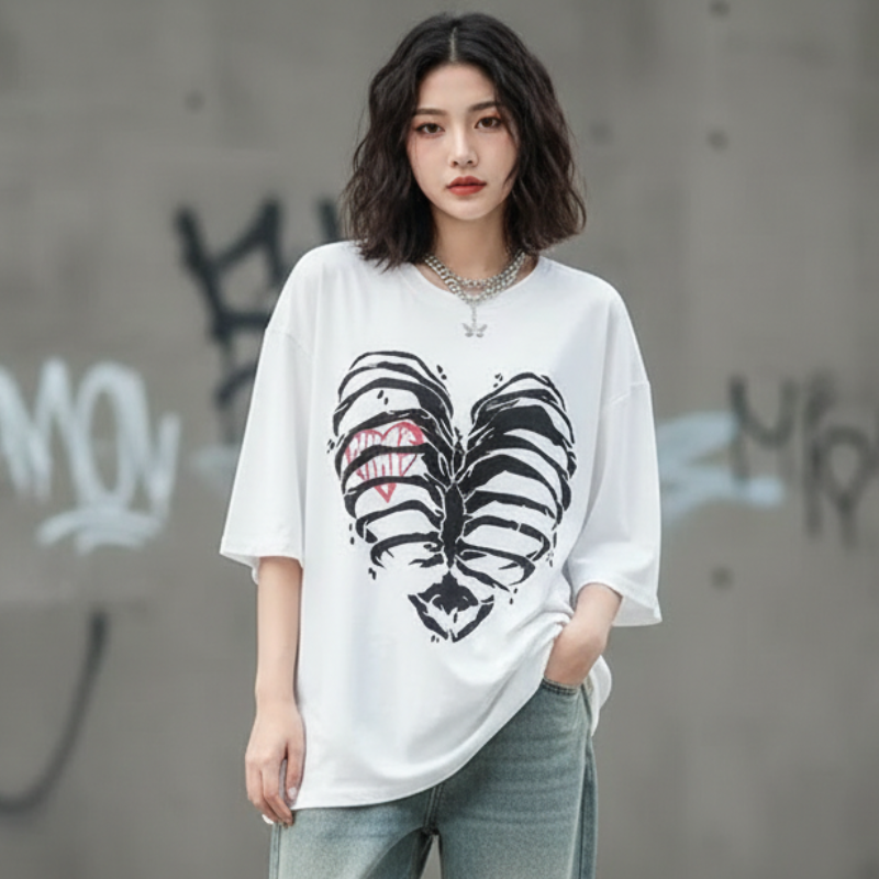 T-shirt Coréen Harajuku Y2K