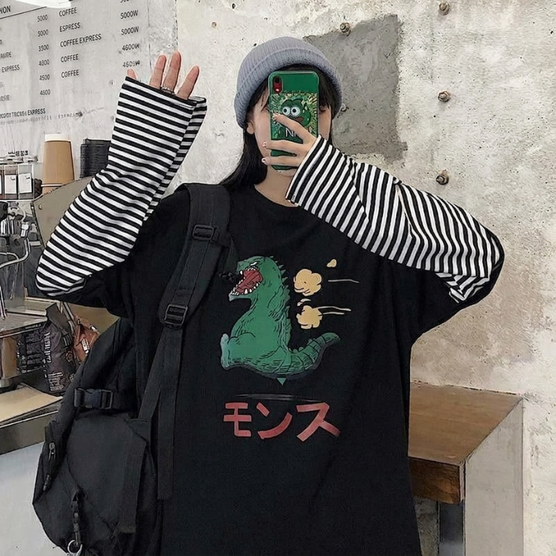 T-Shirt Coréen Long