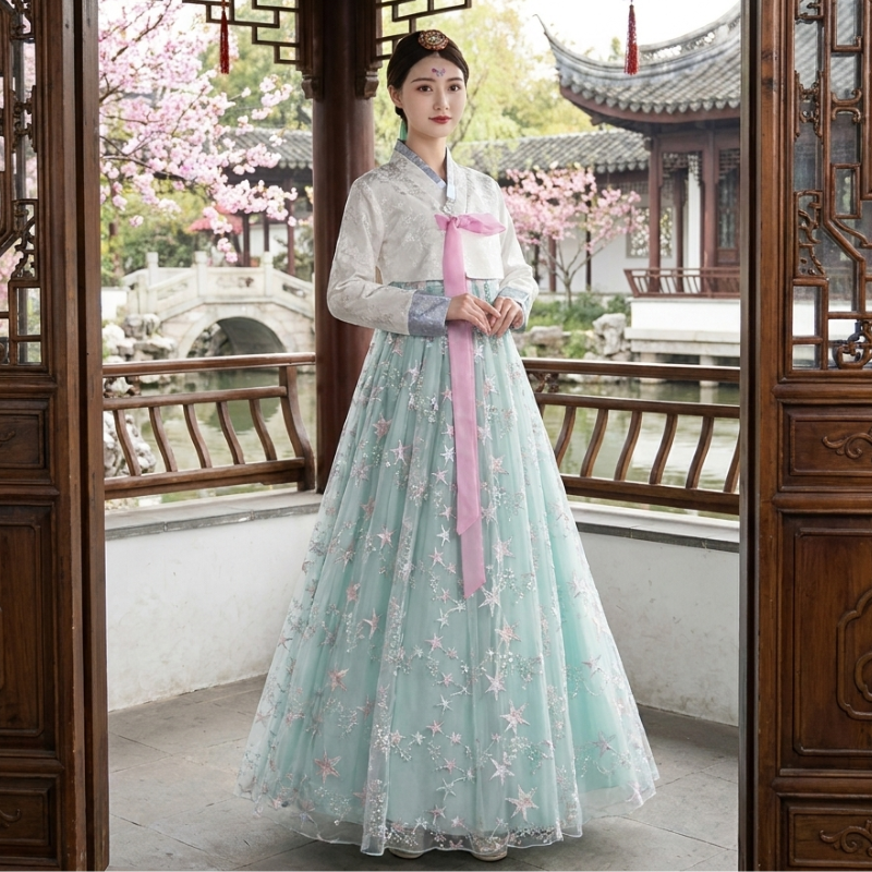 Hanbok Coréen Etoile