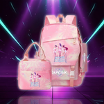 Ensemble Cartable & Sac à Repas KPop Demon Hunters
