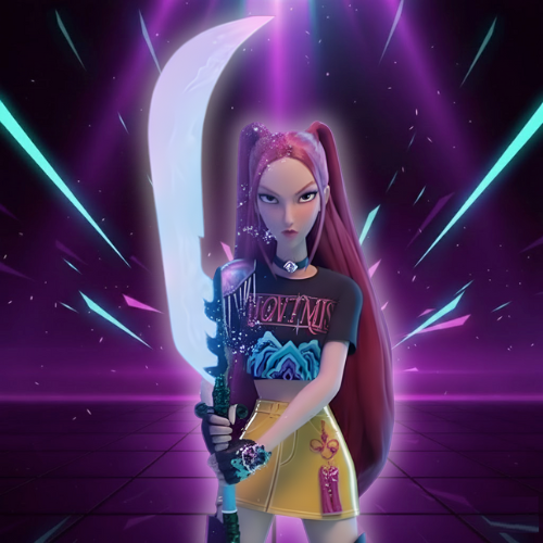 Epée Lunaire Courbée de Mira Huntrix Demon Hunters