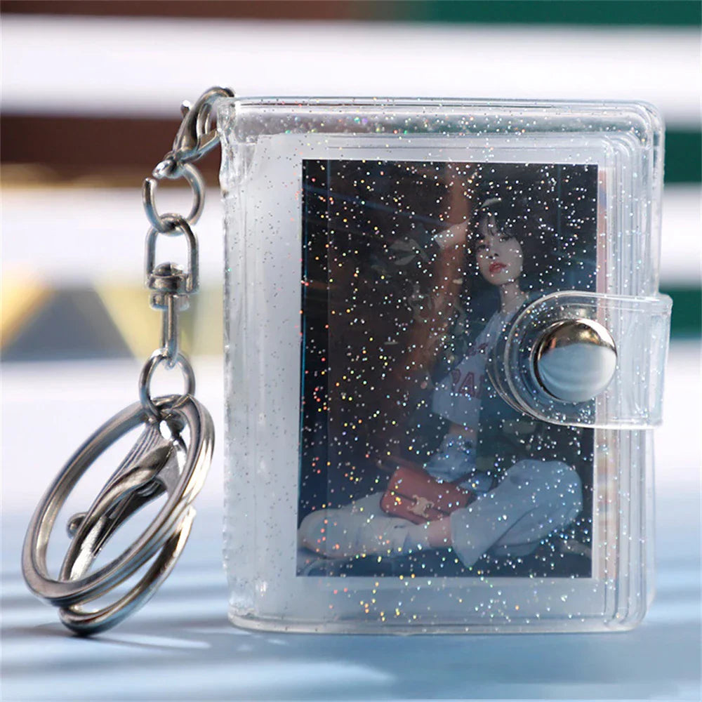 Etui de Rangement Photocards K-pop avec Porte-clé