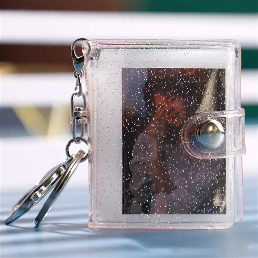Etui de Rangement Photocards K-pop avec Porte-clé