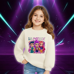 Funny O-Neck Hoodie Manga Kids Kpop Demon Hunters Children's Sweatshirt Cute Tiger Harajuku Hoody for Boys Girls