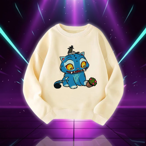 Funny O-Neck Hoodie Manga Kids Kpop Demon Hunters Children's Sweatshirt Cute Tiger Harajuku Hoody for Boys Girls (Copie)