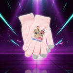 Gants Roses pour Filles KPop Demon Hunters