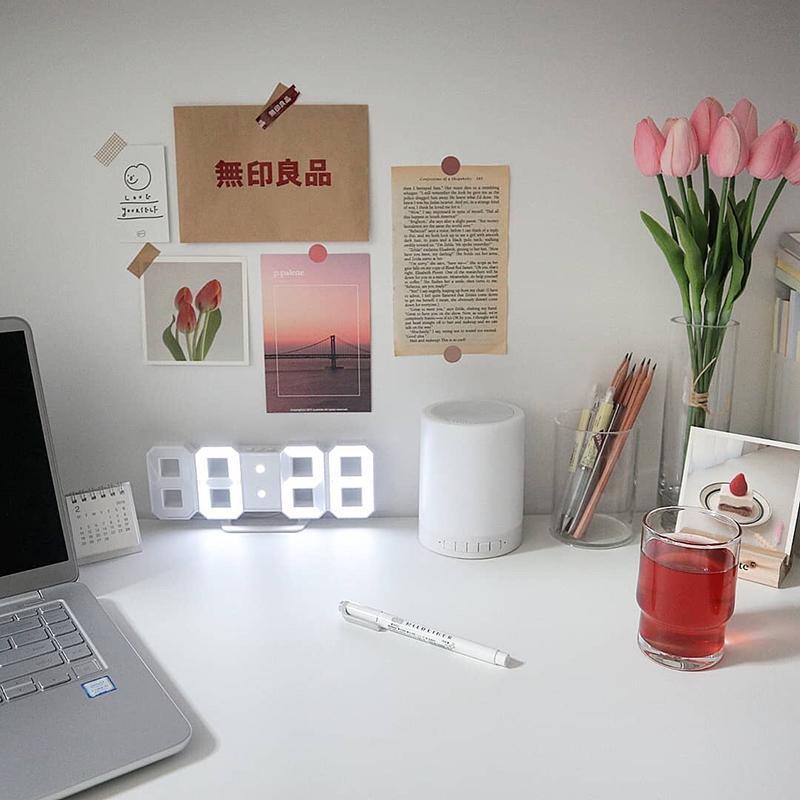 Horloge LED 3D