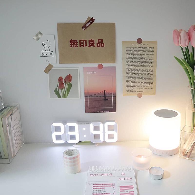 Horloge LED 3D