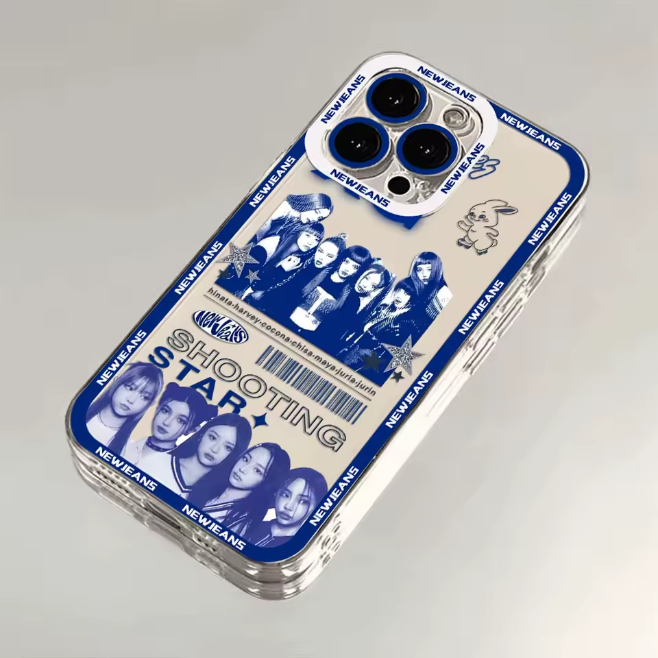 Housse de téléphone KPOP en Silicone - New Jeans