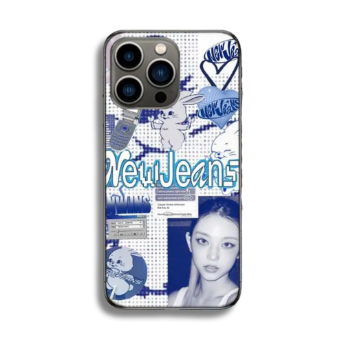 Housse de téléphone KPOP en Silicone - New Jeans
