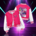 Huntrix Rumi Girls Kpop Demon Hunters Costume Zoey Mira Print Baseball Uniform Autumn Long Sleeve Jacket Coat Fans Gift for Kids