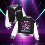 Huntrix Rumi Girls Kpop Demon Hunters Costume Zoey Mira Print Baseball Uniform Autumn Long Sleeve Jacket Coat Fans Gift for Kids (Copie)