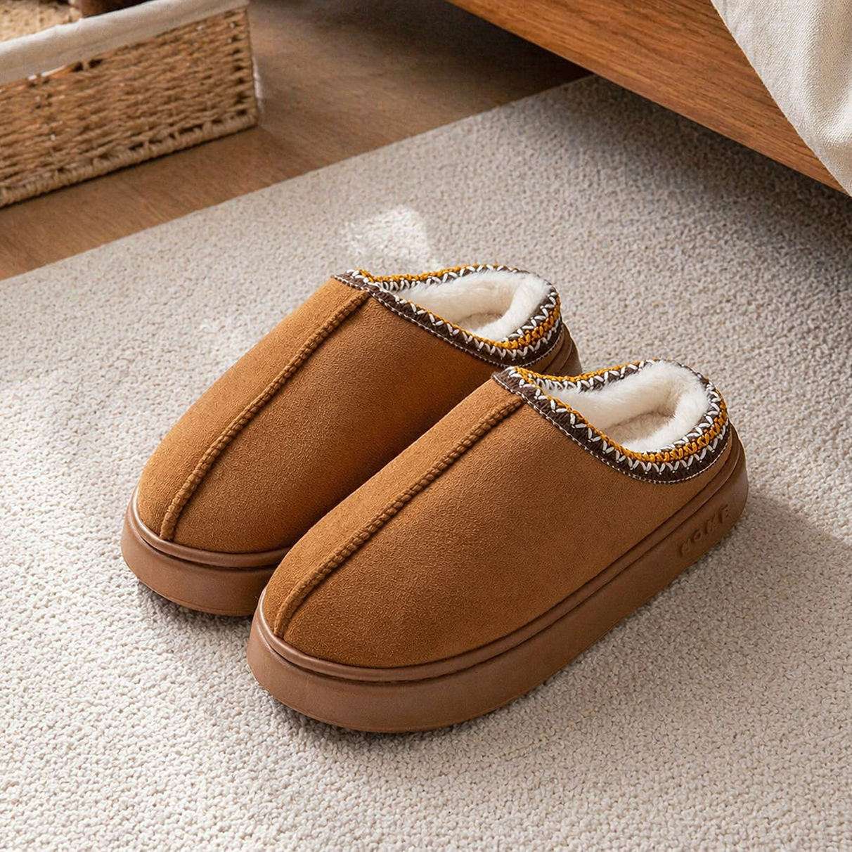 Chaussons Coréens Fourrés