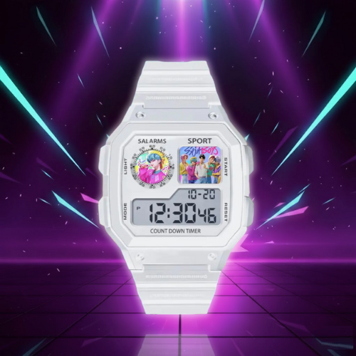 K-Pop Demon Hunters Saja Boys animated merchandise cartoon cute student watch creative boys and girls electronic watch gift (Copie)