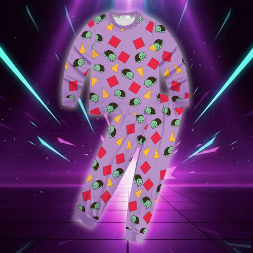 KPop Demon Hunters Children Pajamas Long Sleeve Tops Pants 2PCS Set Zoey Cosplay Clothes Sleepwear Kids Pajamas Girl Homewear