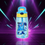 KPop Demon Hunters Gradient Water Bottles 480ml High-capacity Drinking Straw Cup Kid Portable Girl Outdoor Bottle Office School