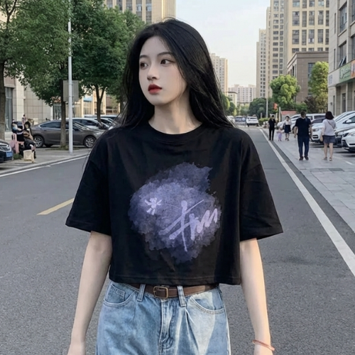 Crop T-shirt Femme