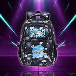 Kpop Demon Hunters Backpack Cartoon Rumi Mira Zoey HUNTR/X Saja Boys Print Schoolbag Large Capacity Student School Bas for Girls (Copie)