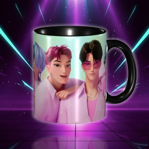 Kpop Demon Hunters Huntrix Movie Coffee Mug Funny Tea Cups Gifts For Woman Man