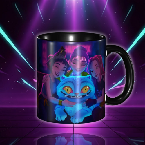 Kpop Demon Hunters Huntrix Movie Coffee Mug Funny Tea Cups Gifts For Woman Man