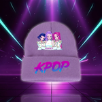 Kpop Demon Hunters Kids Knitted Hat Rumi Mira Zoey Cartoon Anime Graphic Print Beanies Boys Girls Winter Cute Hats Party Gifts