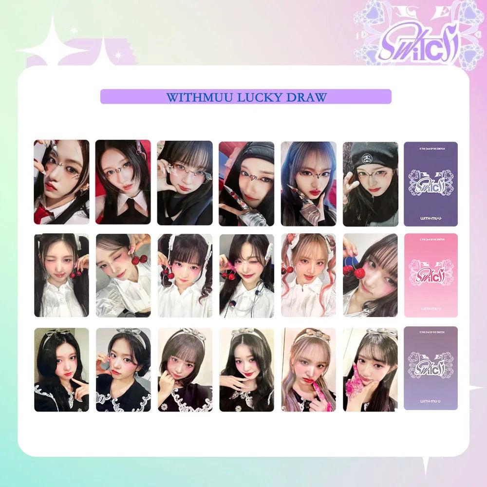 Lot de 18 Photocards K-Pop - Groupe IVE