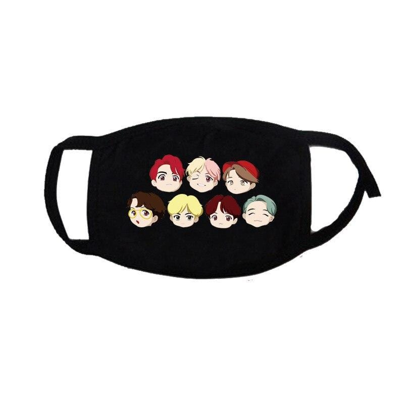 Lot de 3 Masques BTS - Bangtan Boys