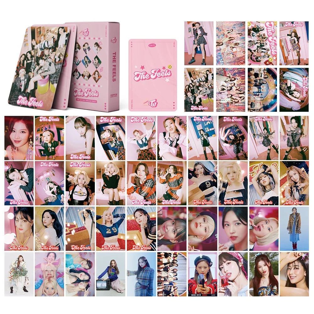 Lot de 55 Photocards Twice - Album The Feels