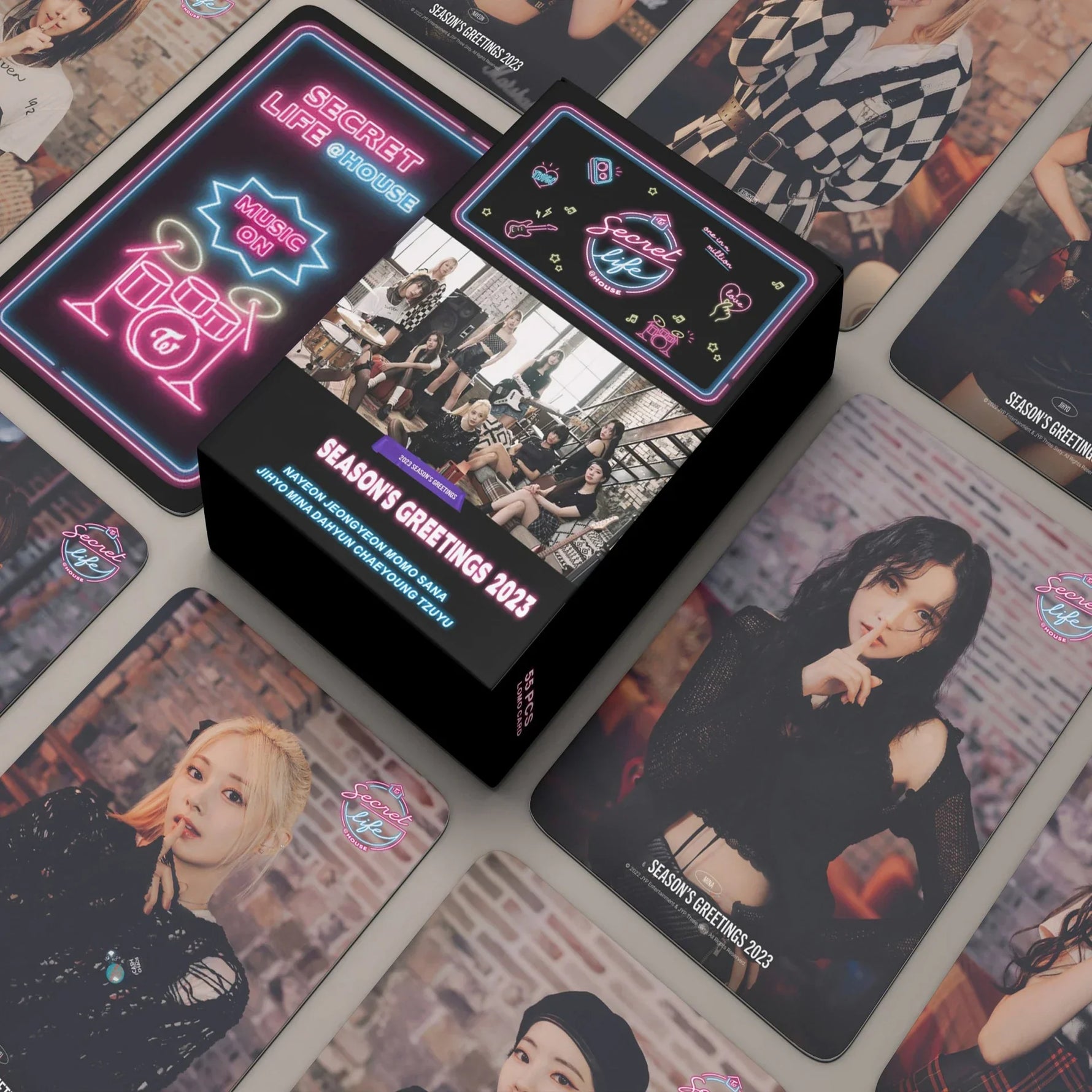 Lot de 55 Photocards Twice - Album The Feels
