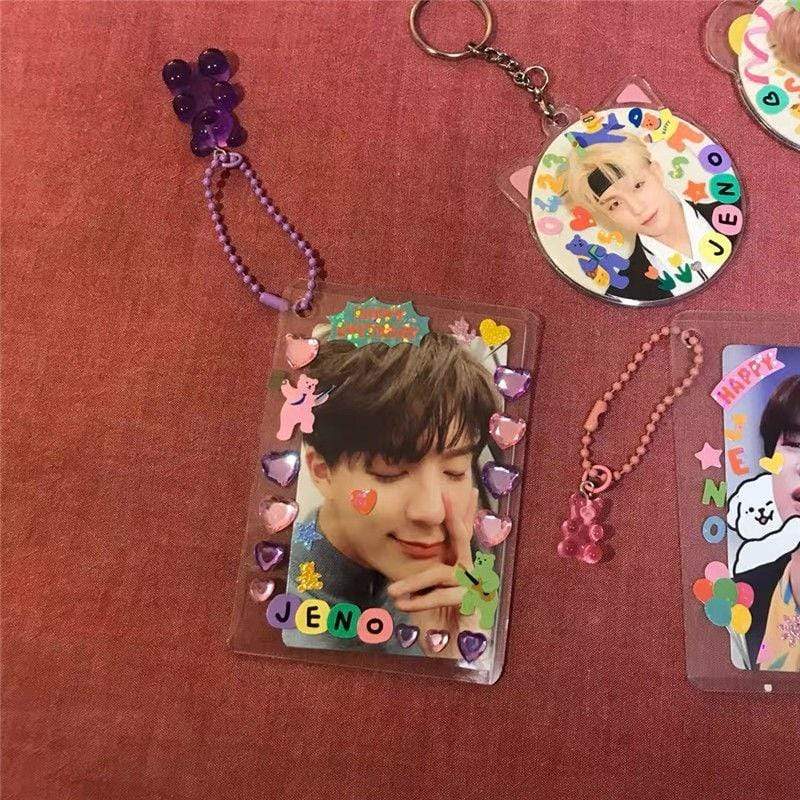 Lot de protege photocard plastique