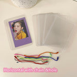Lot de protege photocard plastique