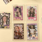 Lot de protege photocard plastique