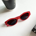 Lunettes de Soleil Ovales Rouge Felix - Groupe Stray Kids