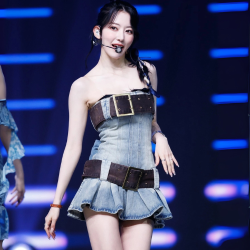 Mini Robe Jean Shuhua - Groupe (G)I-DLE