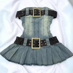 Mini Robe Jean Shuhua - Groupe (G)I-DLE