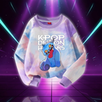 New K Pop Demon Hunters Kids Hoodie Sweatshirt Kawaii Cartoon Printed Tops Boys Autumn Long Sleeves Baby Girl Winter Clothes (Copie)