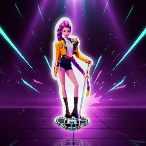 Porte-clés Demon Hunters Huntrix