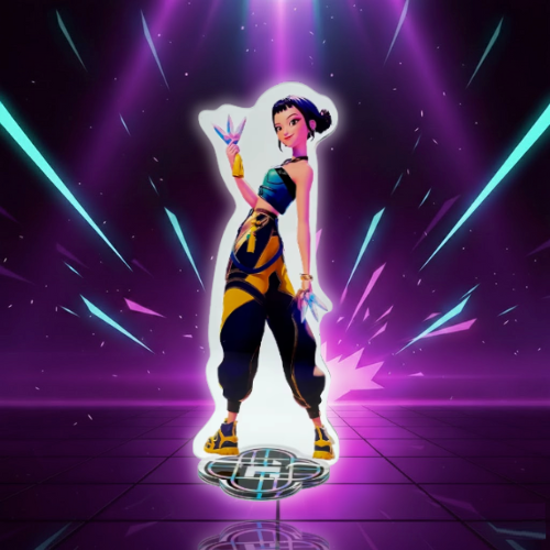 Porte-clés Demon Hunters Huntrix