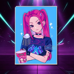 Poster Décoratif KPop Demon Hunters