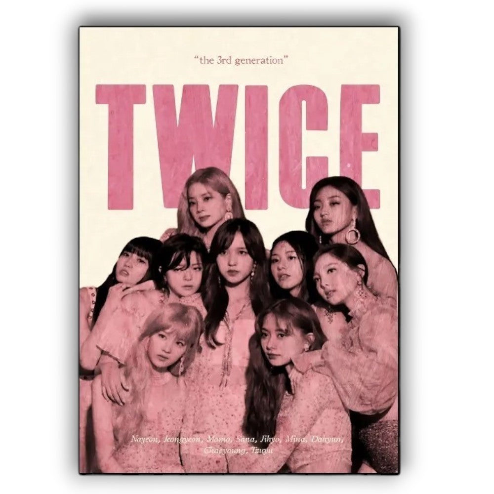 Poster KPOP - Groupe Twice